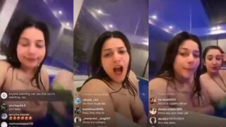 Pakistani Tiktoker Bebo Jan Live Video Showing Boobs With Anum Mirza and Hunain Bajwa