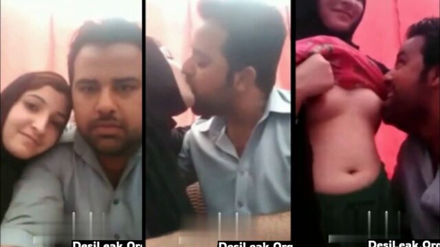 Beautiful Pakistani Girl in burqa nipples sucking in restaurant, video viral, 