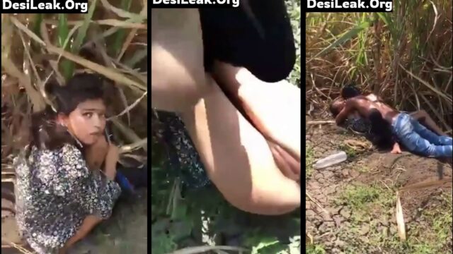 Desi girl caught fucking in sugarcane farm video leaked, HD Audio