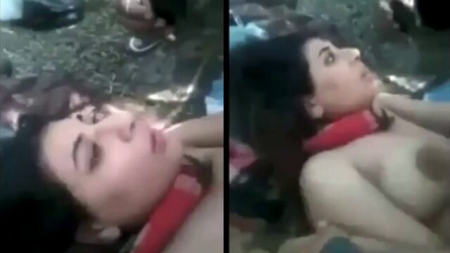 Hot Muslim girl rough threesome pakistani viral leaked video,
