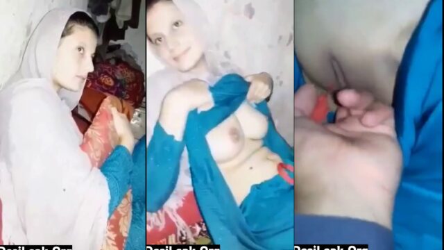Cute Paki Pashto wife boobs sucking and giving quick blowjob,