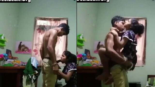 Tamil young school lover viral fuking mms leaked video,