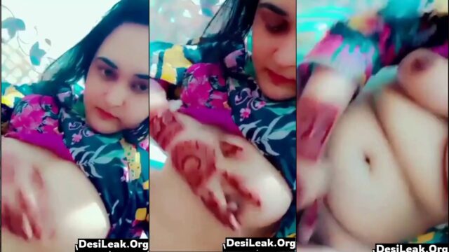 Lahore girl exposes white boobs and naked in mms video,