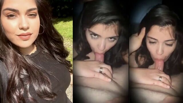 Gorgeous Bengaluru IT girl slutty blowjob and deep-throating bf’s dick video viral